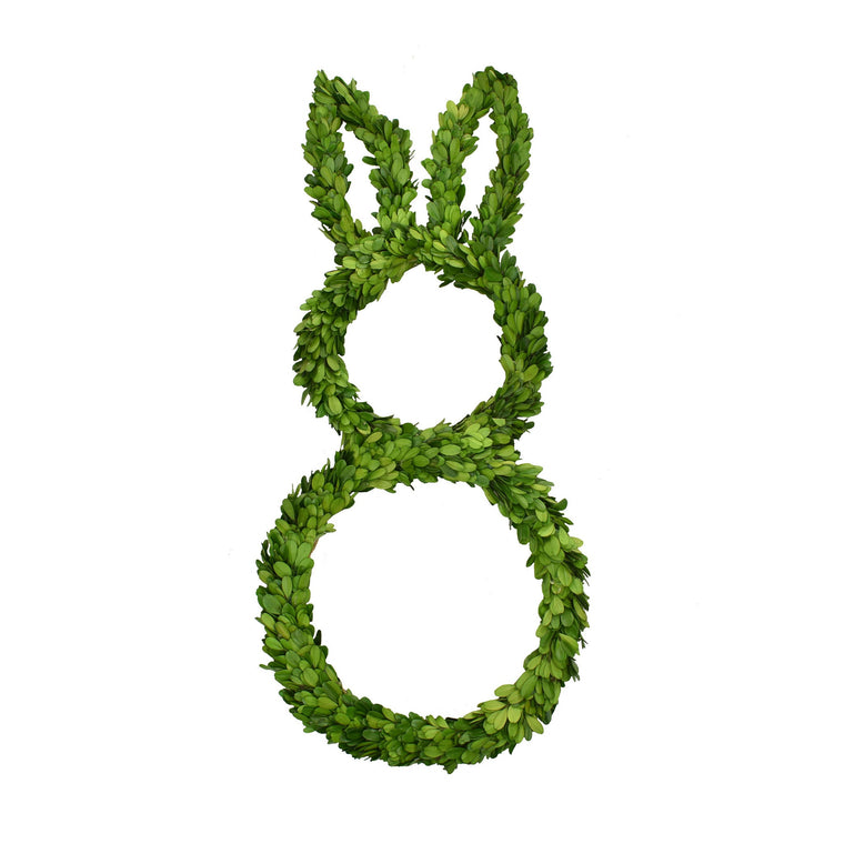 Preserved Boxwood Rabbit - 27 Inch