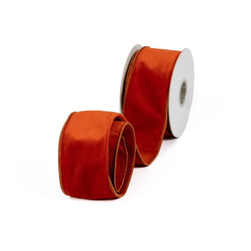 Velvet Ribbon 2.5 Inch - Cinnamon