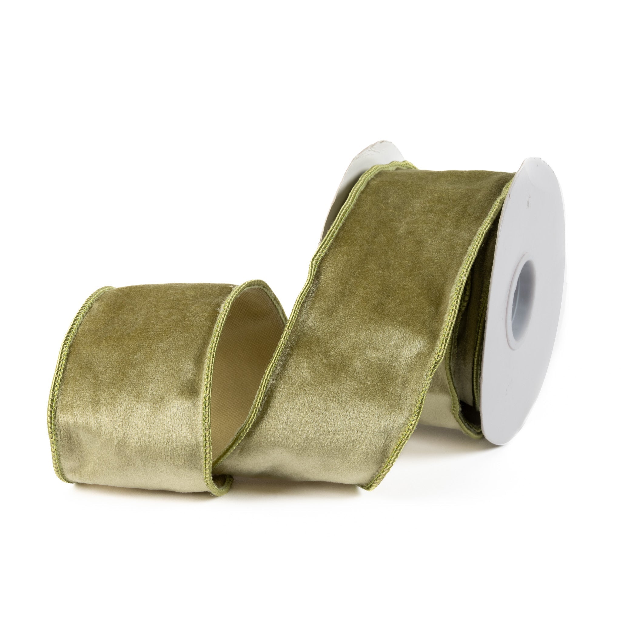 Velvet Ribbon 2.5 Inch - Moss