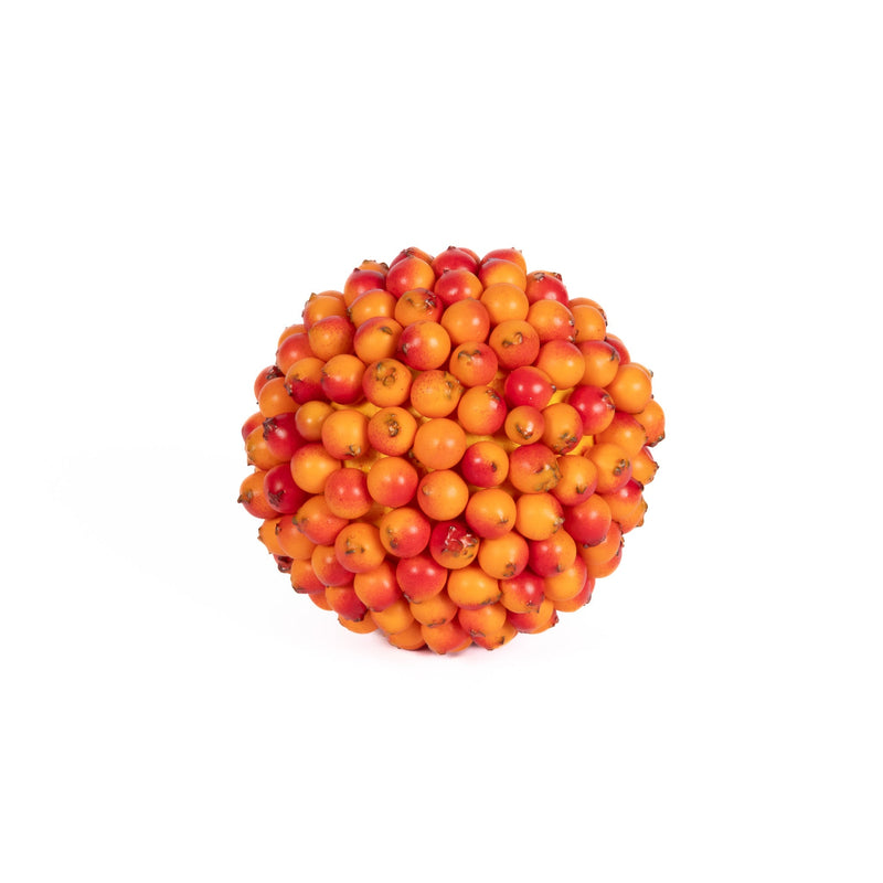 Berry Balls - Orange - 4 Inch - Set of 3