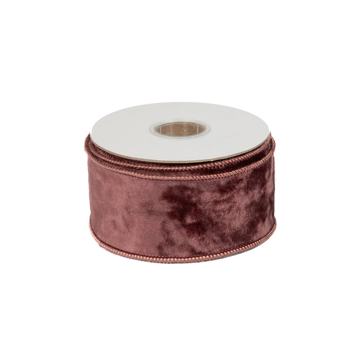 Velvet Ribbon 2.5 Inch - Plum Raisin