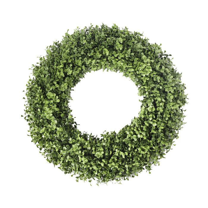 UV Boxwood Round Wreath 20 Inch