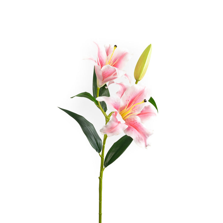 Real Touch Lily Stem - Pink