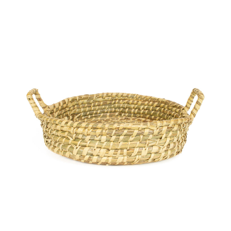 Seagrass Round Basket with Handles - Large