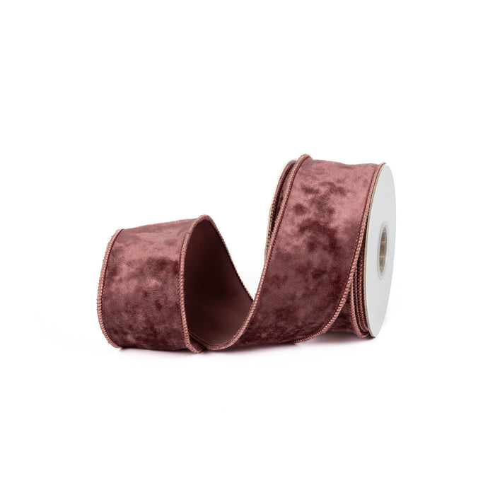 Velvet Ribbon 2.5 Inch - Plum Raisin