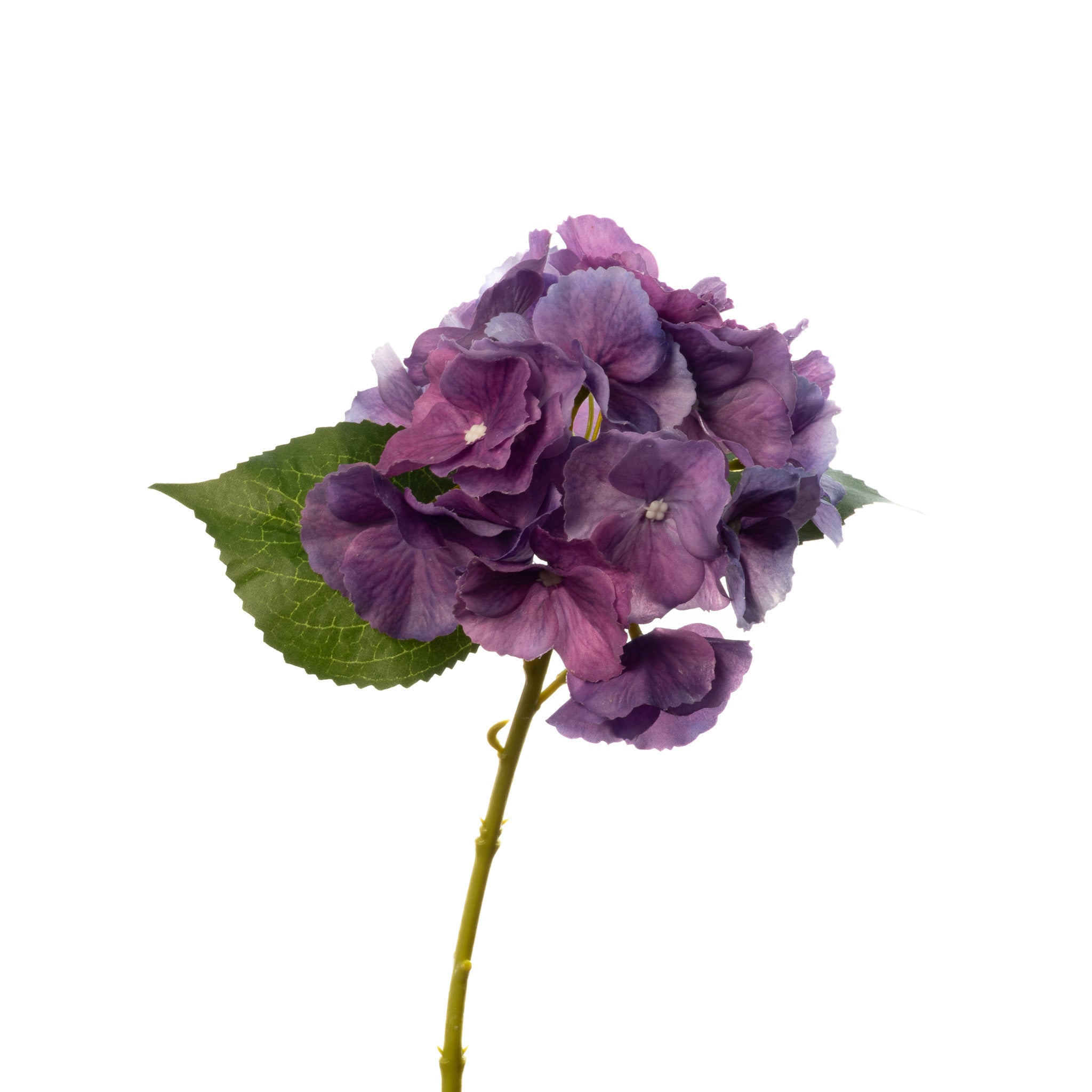 Real Touch Hydrangea - Violet - 14 Inch