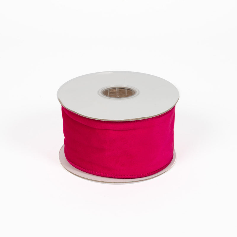 Velvet Ribbon 2.5 Inch - Magenta