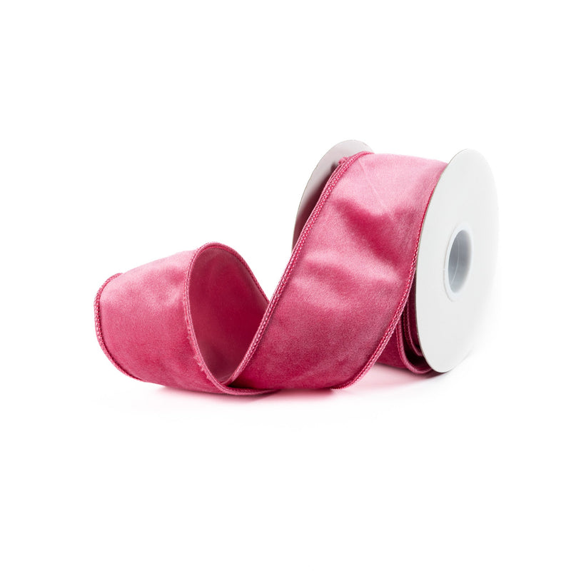 Velvet Ribbon 2.5 Inch - Pretty Pink