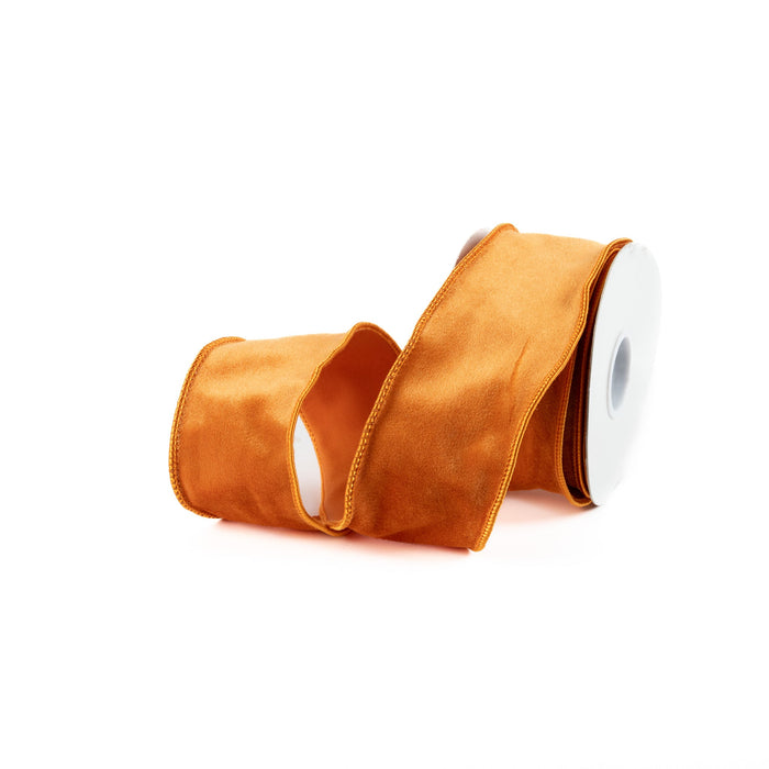 Velvet Ribbon 2.5 Inch - Persimmon